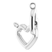 Load image into Gallery viewer, Necklace - Interlocking Heart | 18K White Gold
