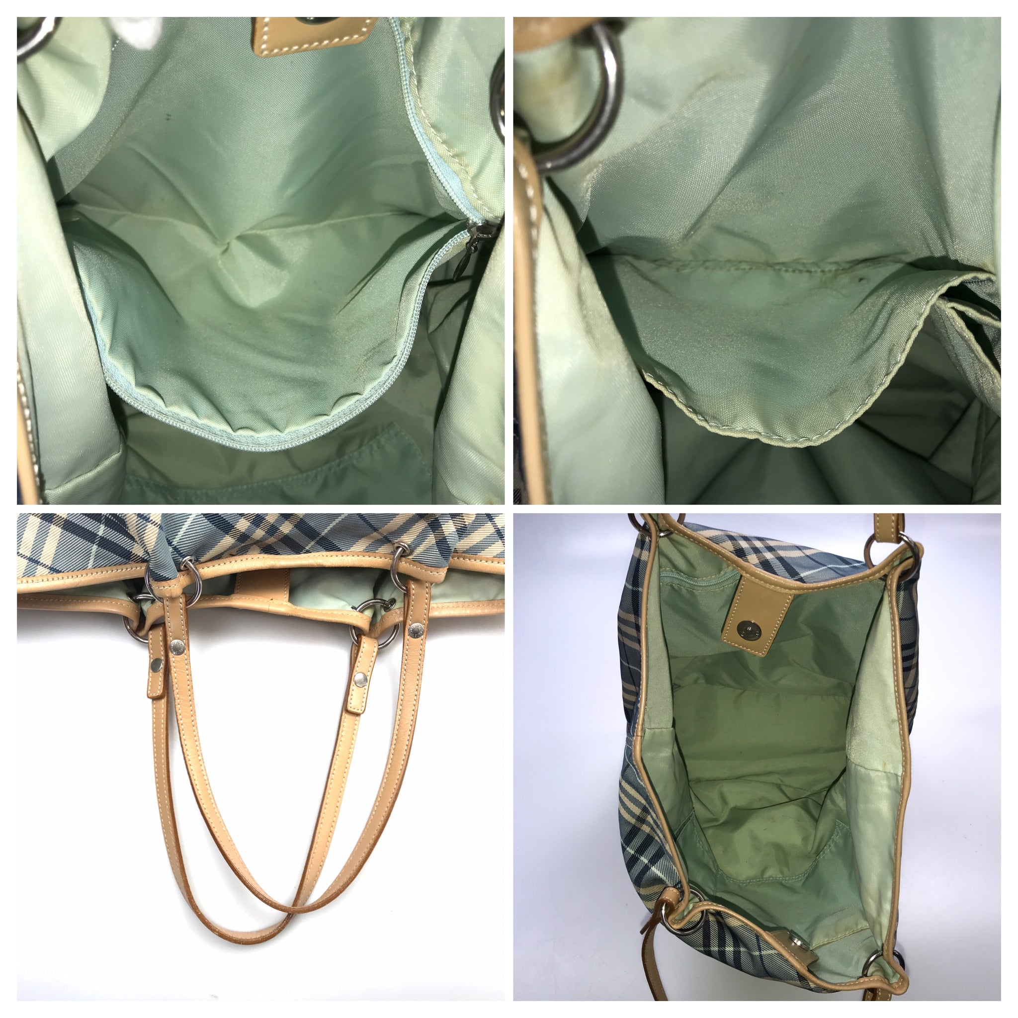 Burberry, Bags, Burberry London Blue Label Pink Tote Bag