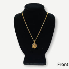 Load image into Gallery viewer, Necklace - Padre Pio Medal | 18K Yellow Gold
