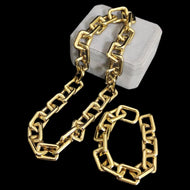 Jewelry Sets - Chunky Chain | 18K Yellow Gold