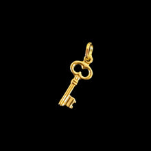 Load image into Gallery viewer, Necklace - Key | 18K Yellow Gold
