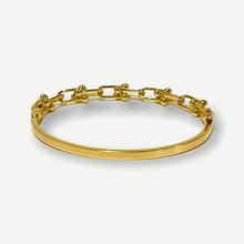 Load image into Gallery viewer, Bangle - Half Link | 18K Yellow Gold
