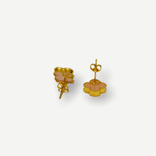 Load image into Gallery viewer, Stud Earrings - Clover 10mm | 18K Yellow Gold
