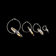 Earrings - Hoops 002 | 18K White Gold