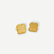 Load image into Gallery viewer, Stud Earrings - Clover 10mm | 18K Yellow Gold
