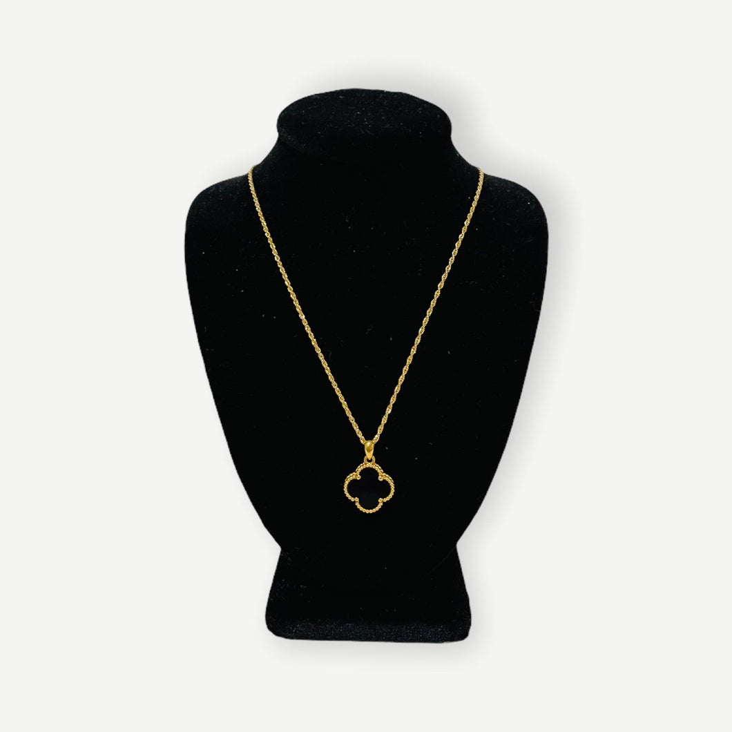 Necklace - Clover 13mm | 18K Yellow Gold