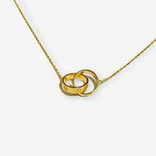 Load image into Gallery viewer, Necklace - Interlocking Circle | 18K Yellow Gold
