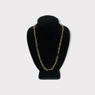 Necklace - Paper Clip | 18K Yellow Gold