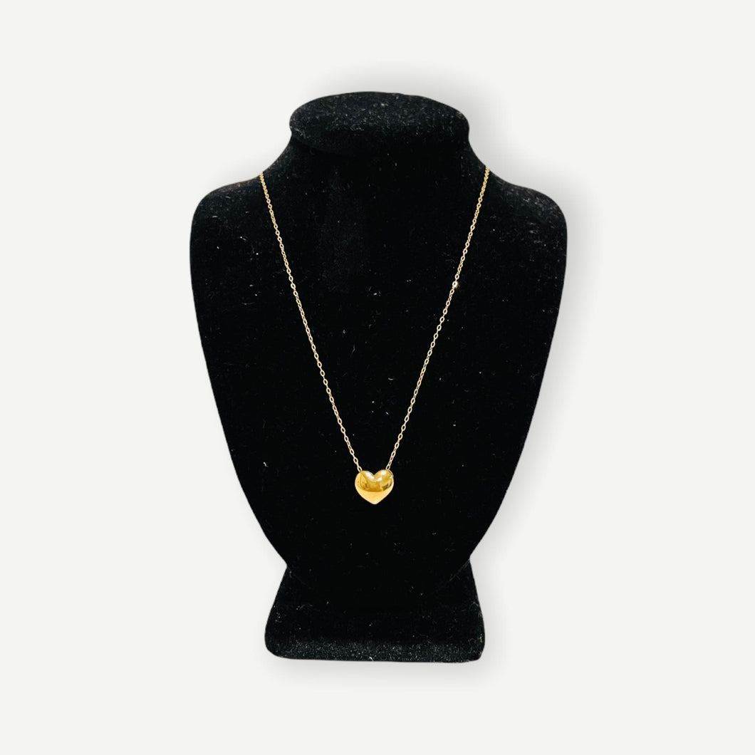 Necklace - Heart MZ05 | 18K Yellow Gold