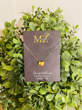 Load image into Gallery viewer, Necklace - Heart MZ05 | 18K Yellow Gold
