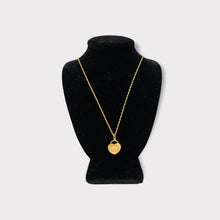 Load image into Gallery viewer, Necklace - Heart with engraving | 18K Yellow Gold
