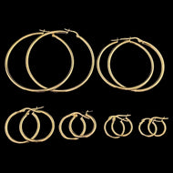 Earrings - Hoops 003 | 18K Yellow Gold