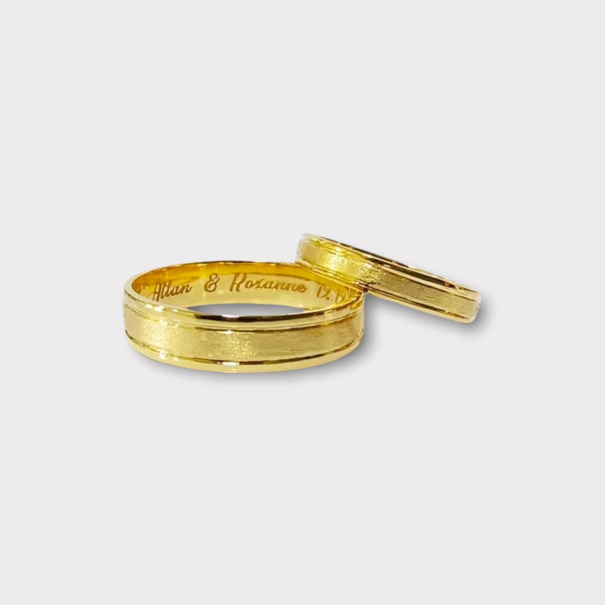 Ring - Wedding Band 004 | 18K Yellow Gold – Marzia Empire