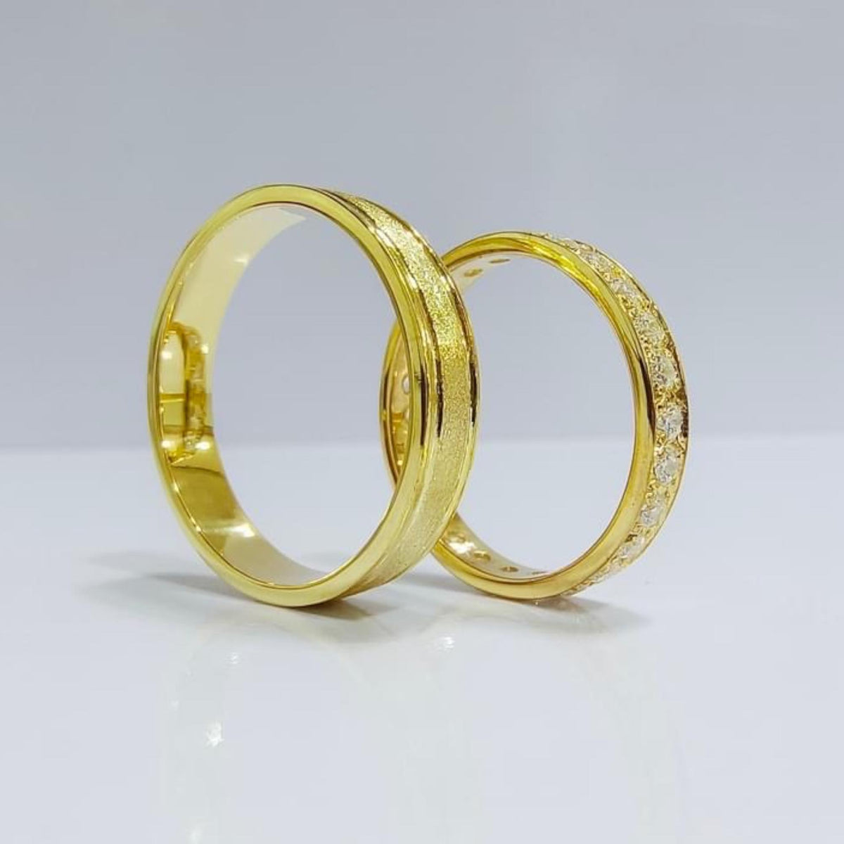 Ring - Wedding Band 002 | 18K Yellow Gold – Marzia Empire