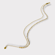 Bracelet - Lightweight 2-in-1 Style | 18K Yellow Gold