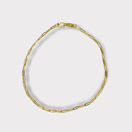 Bracelet - Lightweight Paperclip | 18K Yellow Gold