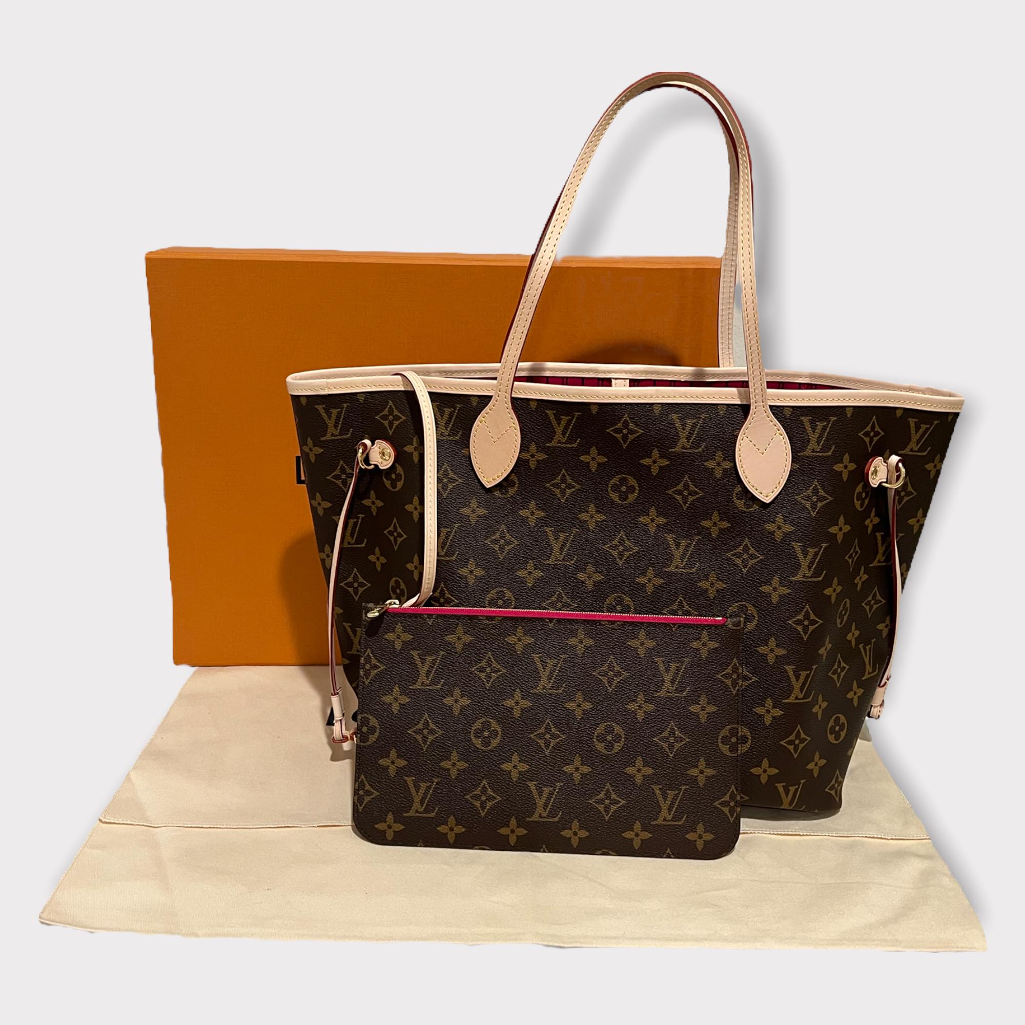 Louis Vuitton Neverfull MM Limited Edition V Hawaii Tote Bag Used (620