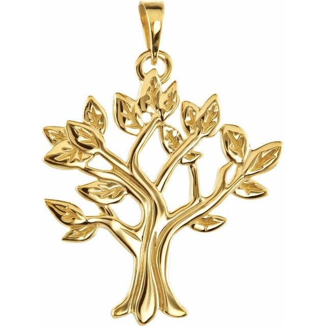 Necklace - Tree | 18K Yellow Gold