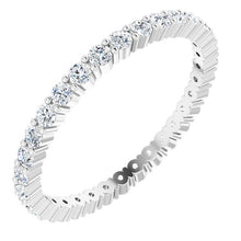 Load image into Gallery viewer, Ring - Eternity Band | 18K White Gold
