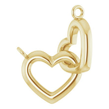 Load image into Gallery viewer, Necklace - Interlocking Heart | 18K Yellow Gold
