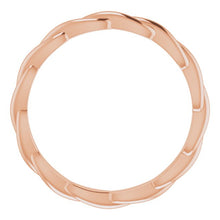 Load image into Gallery viewer, Ring - Woven Design Band | 18K Rose Gold
