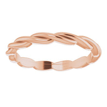 Load image into Gallery viewer, Ring - Woven Design Band | 18K Rose Gold
