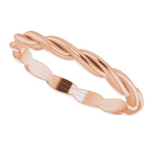 Load image into Gallery viewer, Ring - Woven Design Band | 18K Rose Gold
