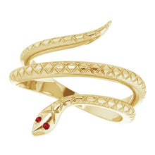 Load image into Gallery viewer, Ring - Snake | 18K Yellow Gold
