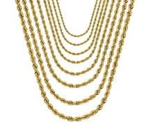 Load image into Gallery viewer, Chain - Rope Style | 18K Yellow Gold
