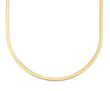 Load image into Gallery viewer, Chain - Herringbone (Flat) Style | 18K Yellow Gold
