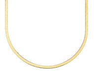 Chain - Herringbone (Flat) Style | 18K Yellow Gold