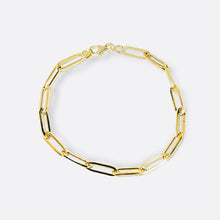 Load image into Gallery viewer, Bracelet - Paper Clip | 18K Yellow Gold
